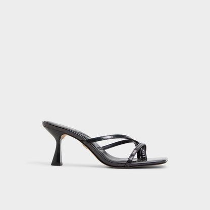 Calypsa Black Women's Animal Prints - Strappy heeled sandal, Block heel | Aldo Popular