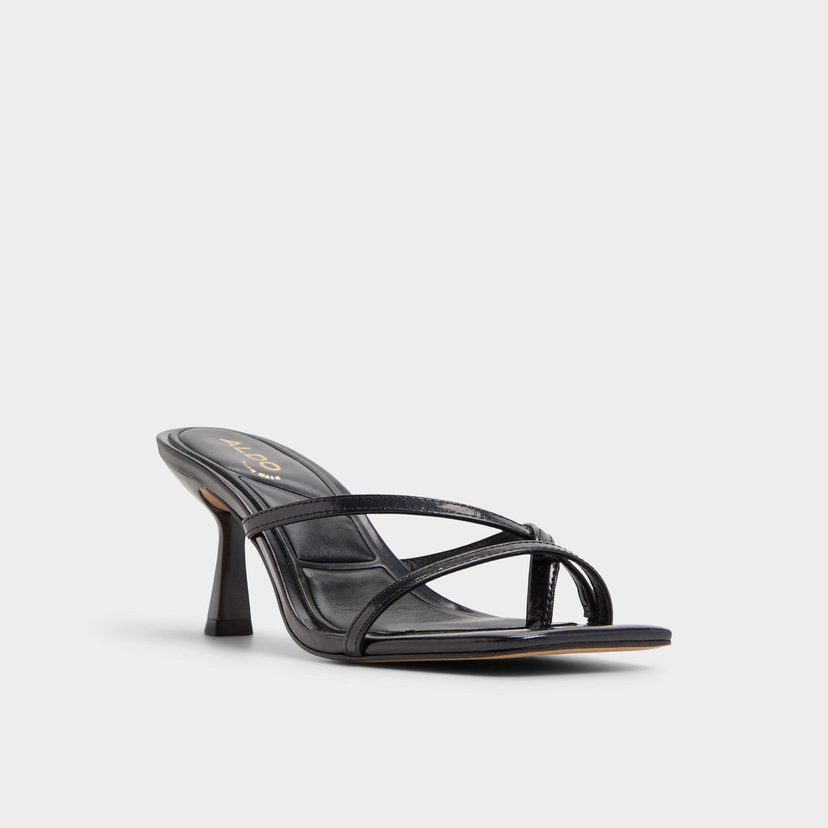 Calypsa Black Women's Animal Prints - Strappy heeled sandal, Block heel | Aldo Popular