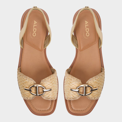 Goassi Gold Women's Iridescent metallics - Flat sandal | Aldo Popular