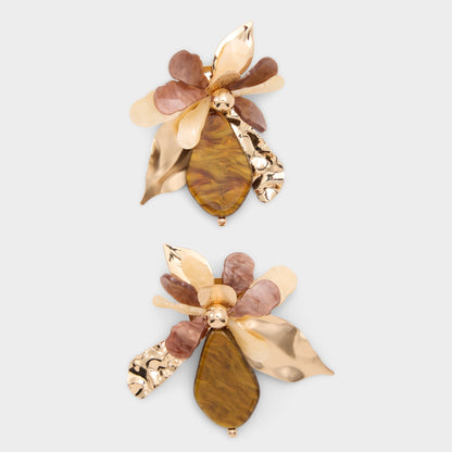 Paolla in Light Brown - Statement earrings | Aldo New