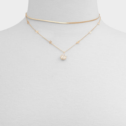 Teardrop Gold/Clear Multi Women's Necklaces - Necklace | Aldo Popular