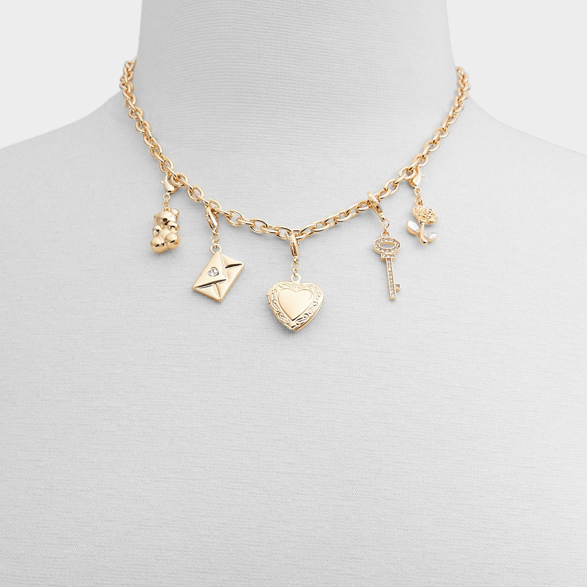 Bemyvalentine Gold/Clear Multi Women's Specialty - Necklace & bracelet set | Aldo Essential