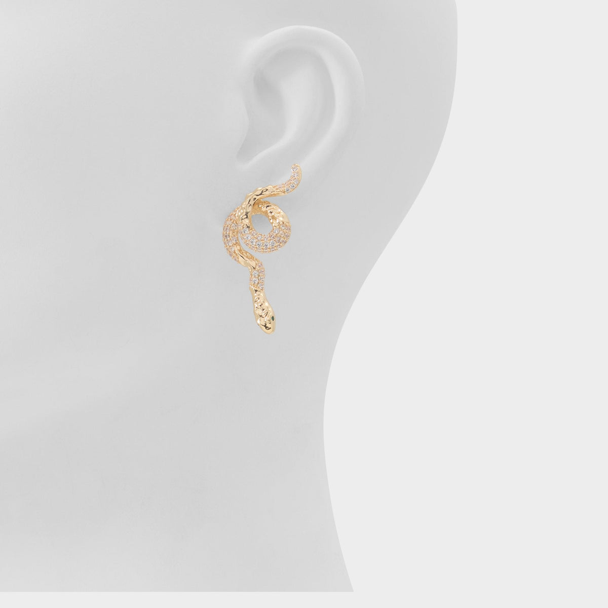 Serpenta in Gold Clear Multi - Chandelier earrings | Aldo New