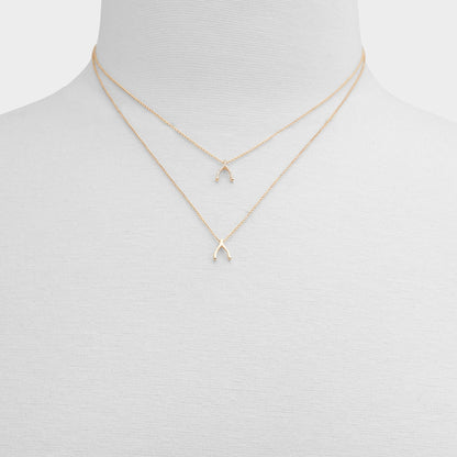 Makeawish Gold/Clear Multi Women's Necklaces - Gift set | Aldo Trending