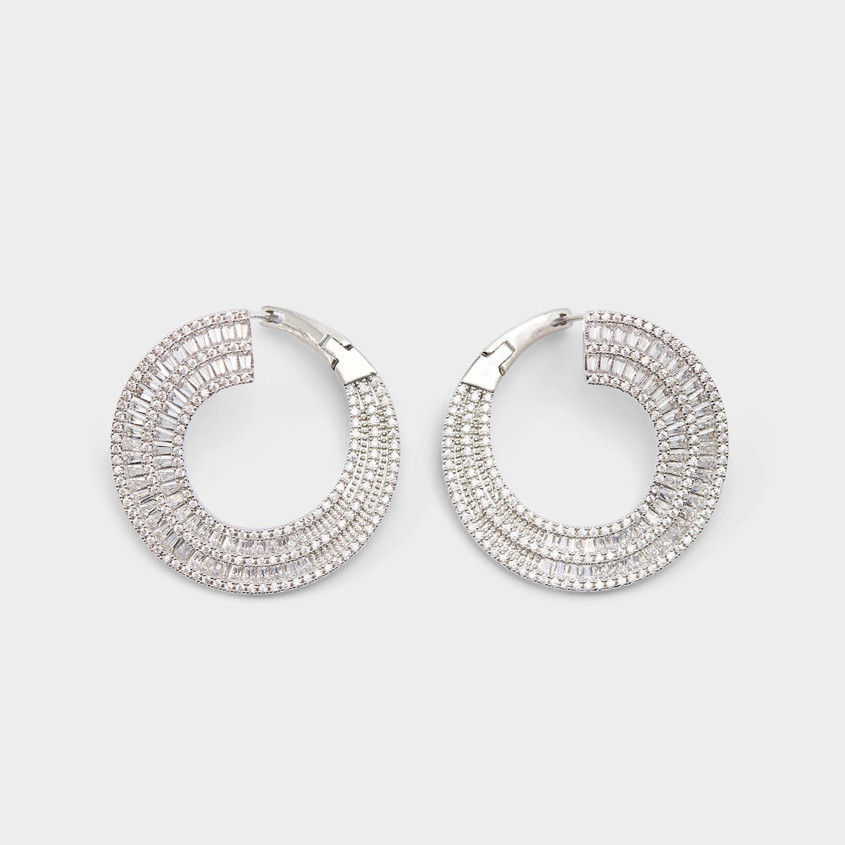 Caldy Silver/Clear Multi Women's Earrings - Hoop earrings | Aldo Signature