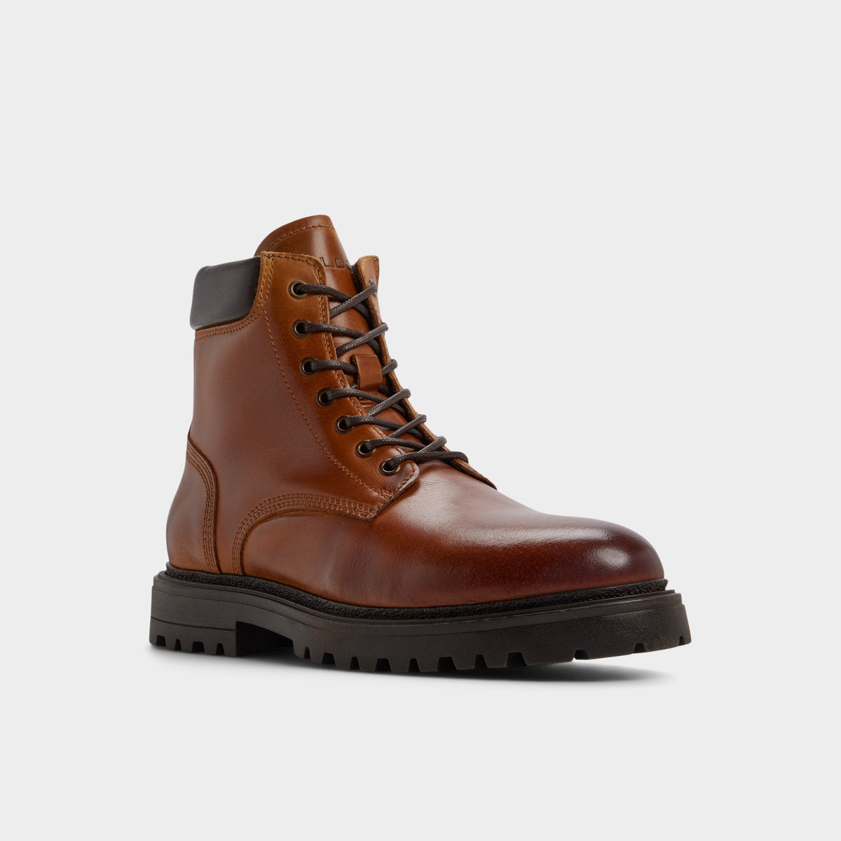 Draco in Cognac - Combat boot, Lug sole | Aldo New