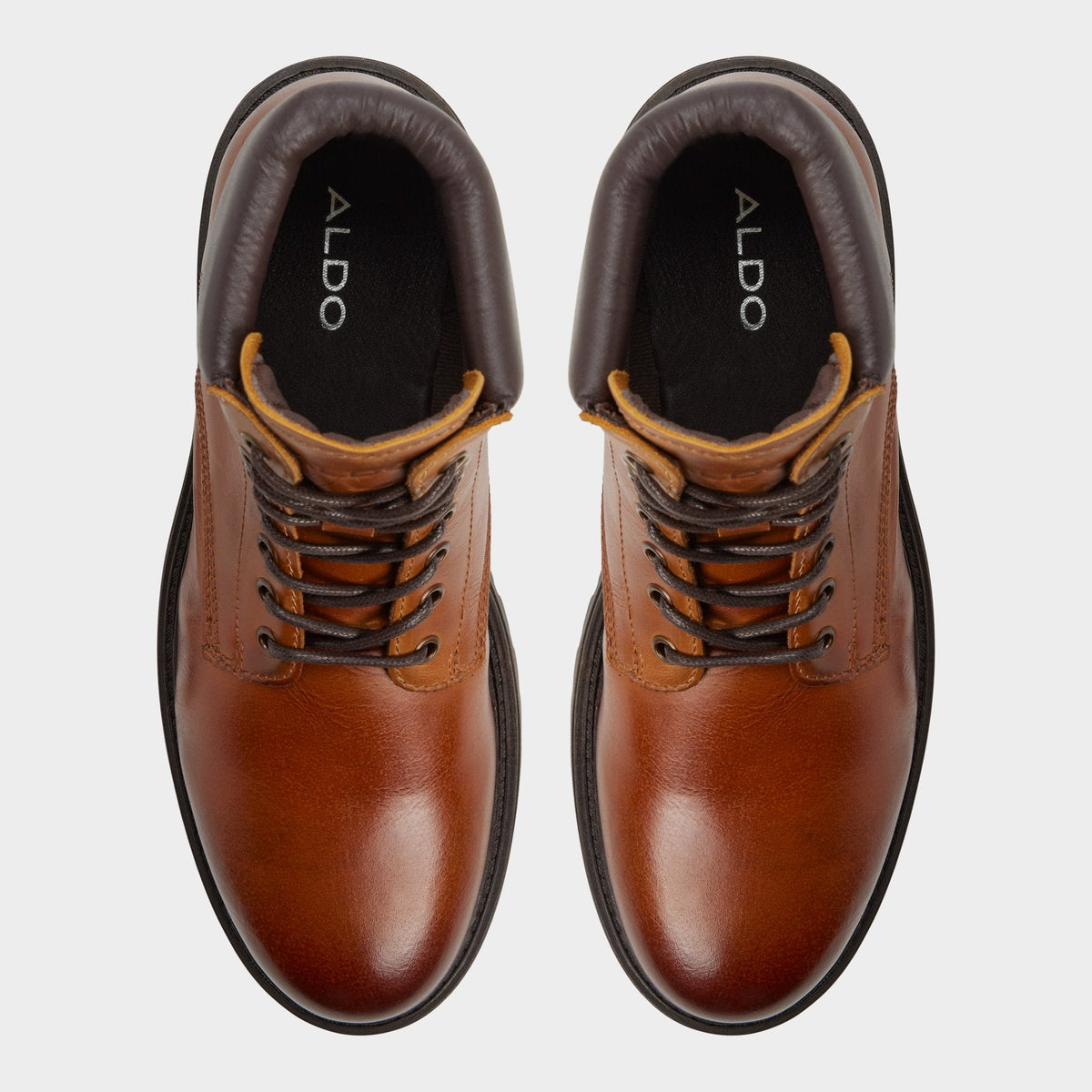 Draco in Cognac - Combat boot, Lug sole | Aldo New