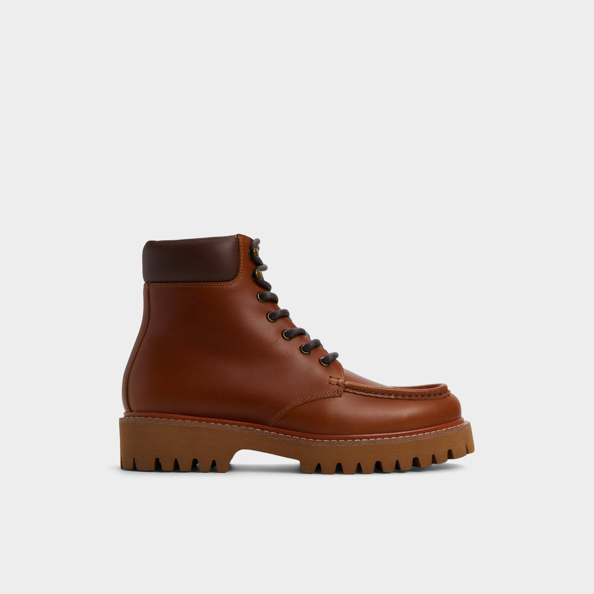 Grier in Cognac - Combat boot, Lug sole | Aldo Recommended