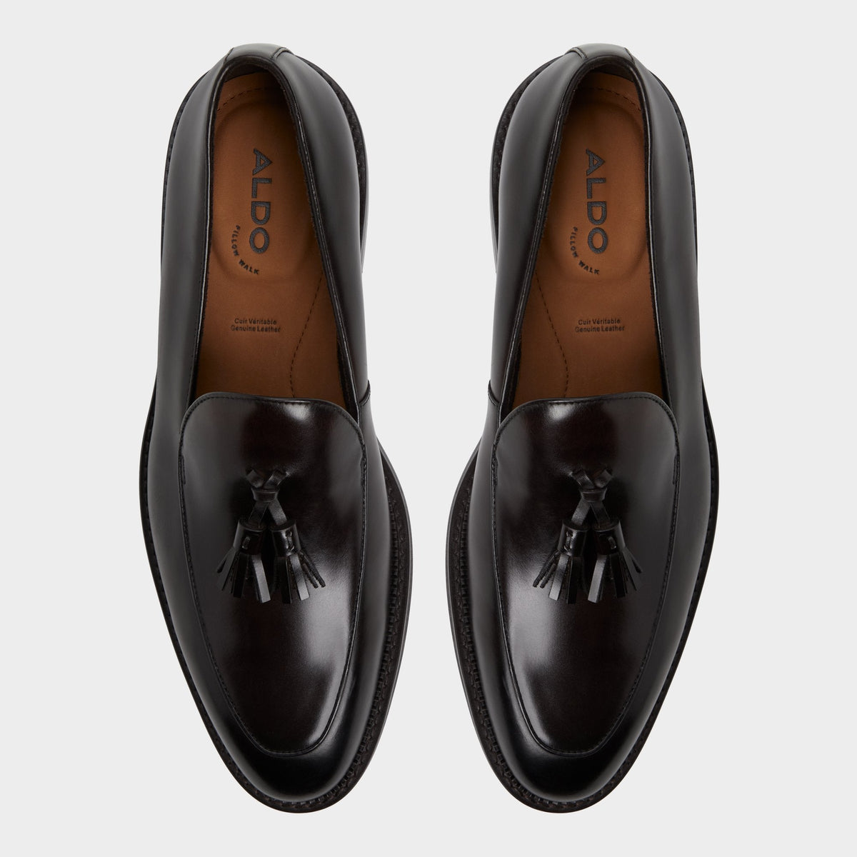 Portos Dark Brown Men's Dress Shoes - Loafer | Aldo Essential