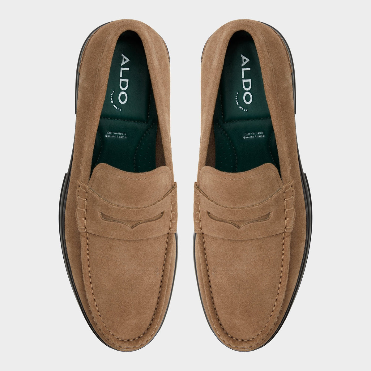 Tucker Other Brown Leather Suede Men's Dress Shoes - Loafer | Aldo Trending