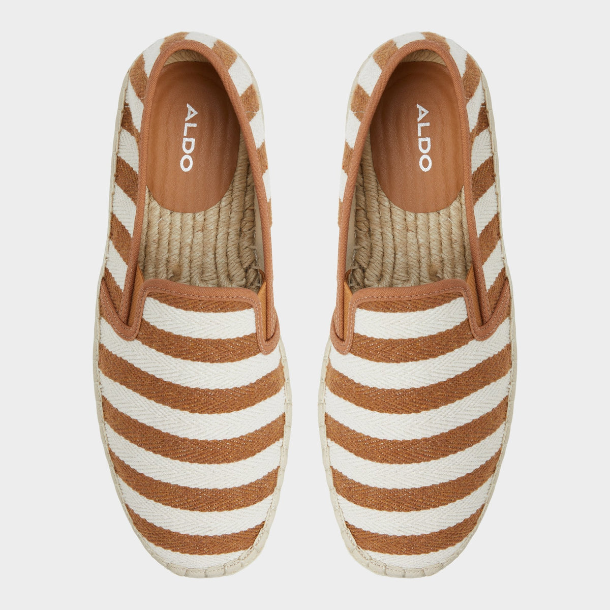 Johnney Cognac Textile Canvas Men's Espadrilles - Espadrille | Aldo Recommended