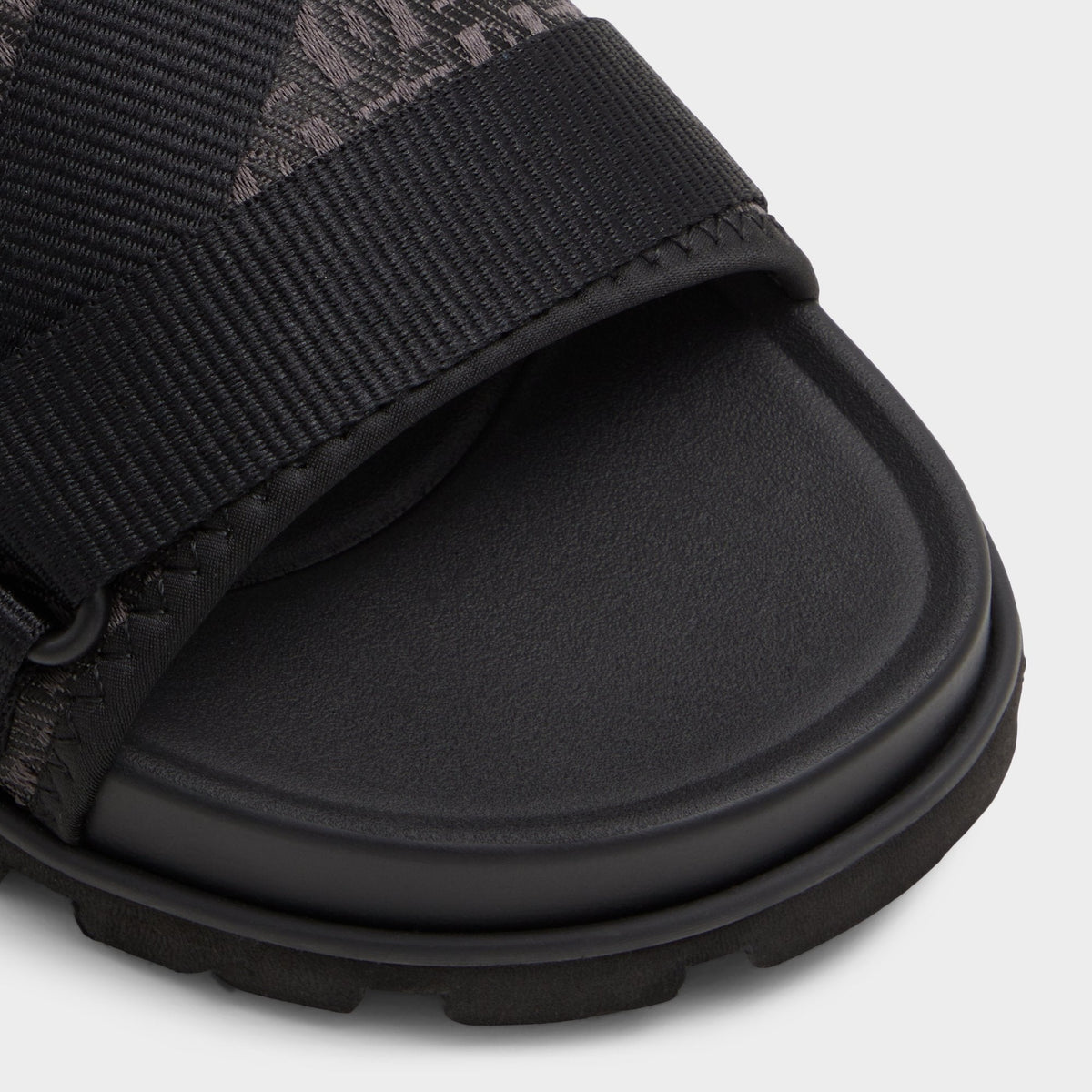 Deniels Open Black Men's Slides - Slide sandal | Aldo Signature