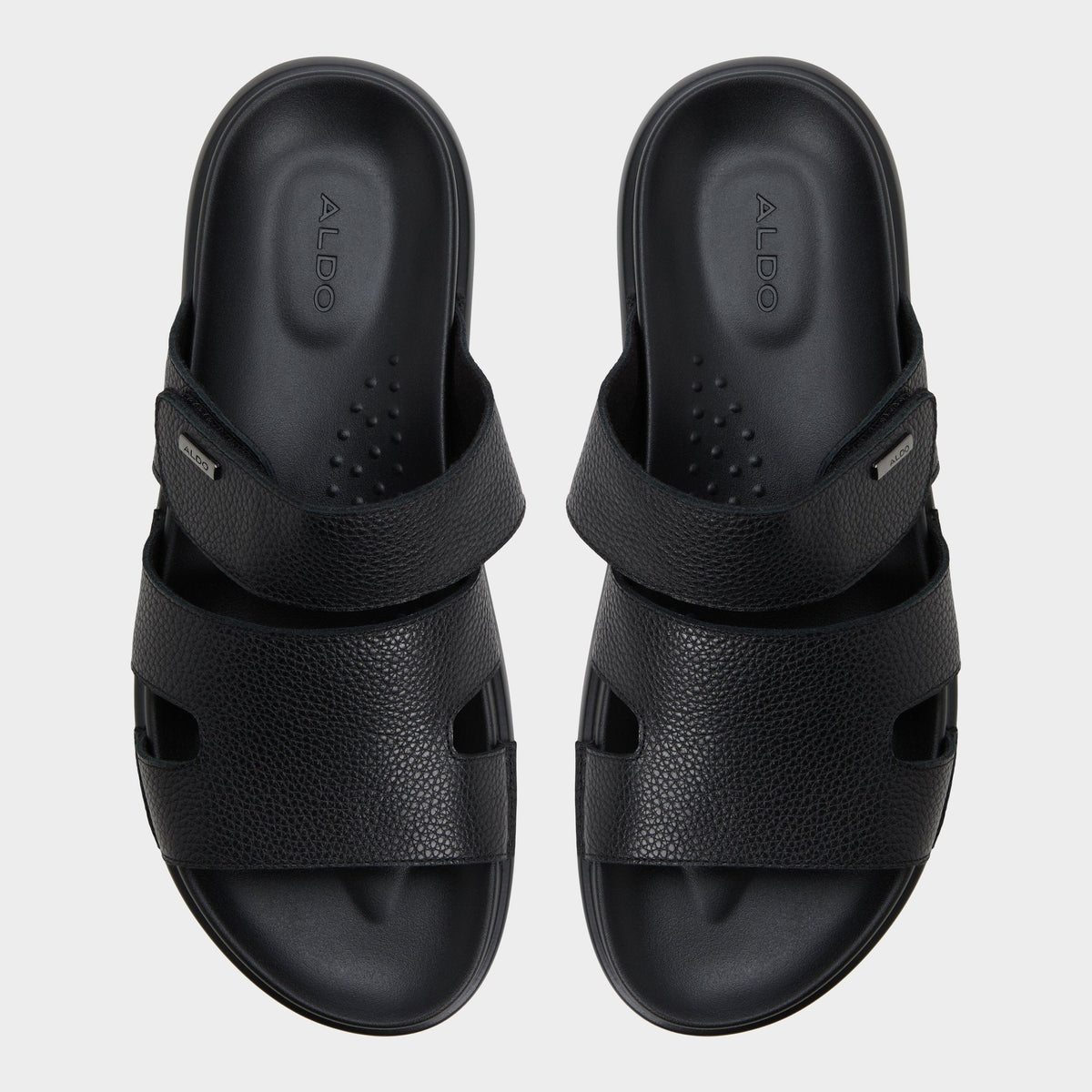 Windham Black Men's Sandals & Slides - Slide sandal | Aldo Signature