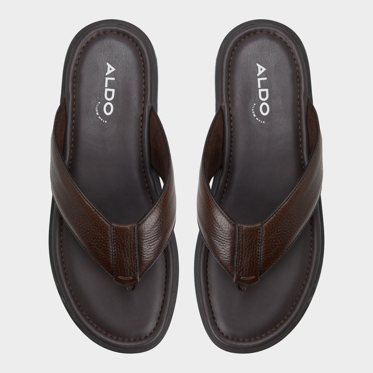 Tazzo Dark Brown Men's Flip flops - Flip flop | Aldo Premium