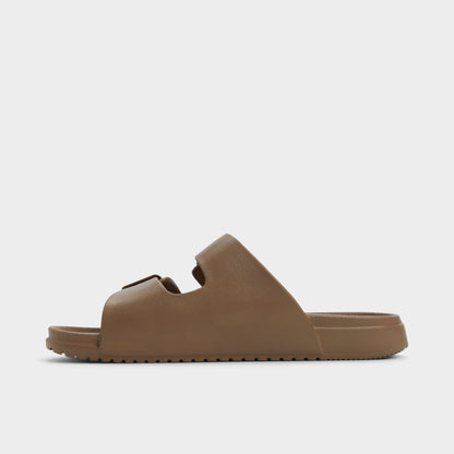 Hideo Light Brown Men's Slides - Slide sandal | Aldo New