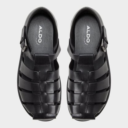 Wildhaven Black Men's Sandals & Slides - Flat sandal | Aldo Classic