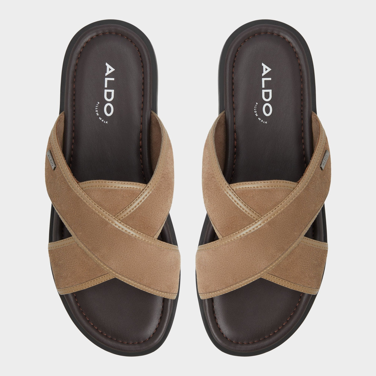 Olino Other Brown Men's Slides - Slide sandal | Aldo Featured