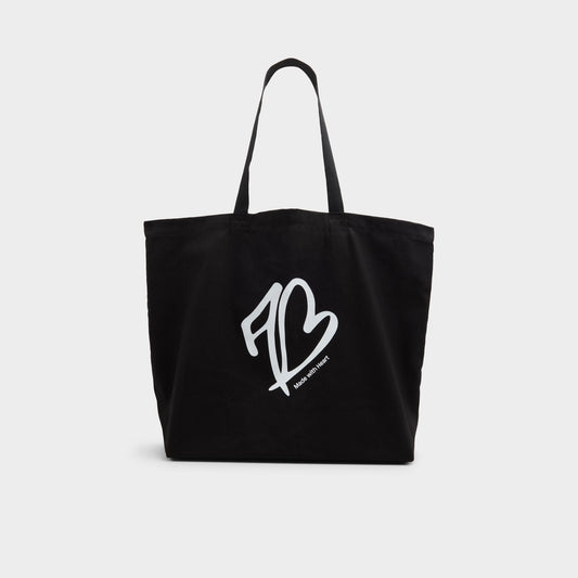 Made With Heart Tote Black/White Tote & Satchel bags - Tote bag | Aldo Popular