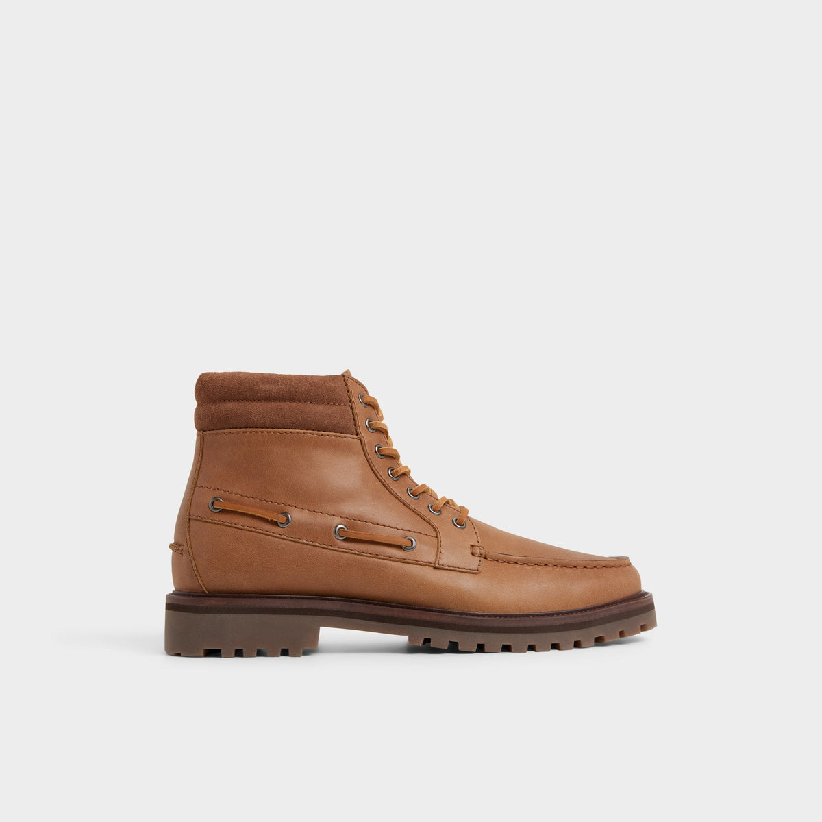 Farrell in Cognac - Combat boot, Lug sole | Aldo Signature