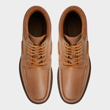 Farrell in Cognac - Combat boot, Lug sole | Aldo Signature