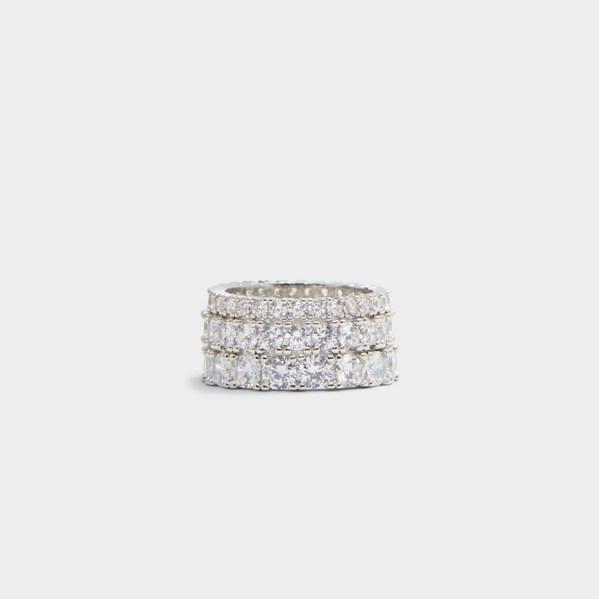 Uniawen Silver/Clear Multi Women's Rings - Stackable rings | Aldo Classic