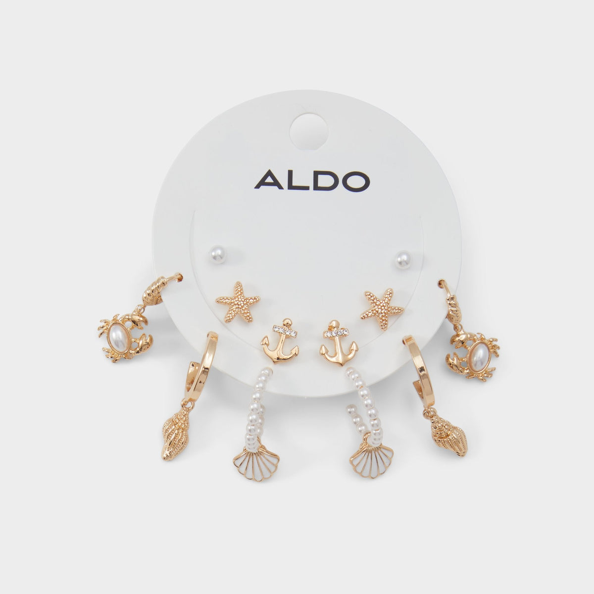 Myanchor Gold/Clear Multi Women's Earrings - Earrings | Aldo Essential