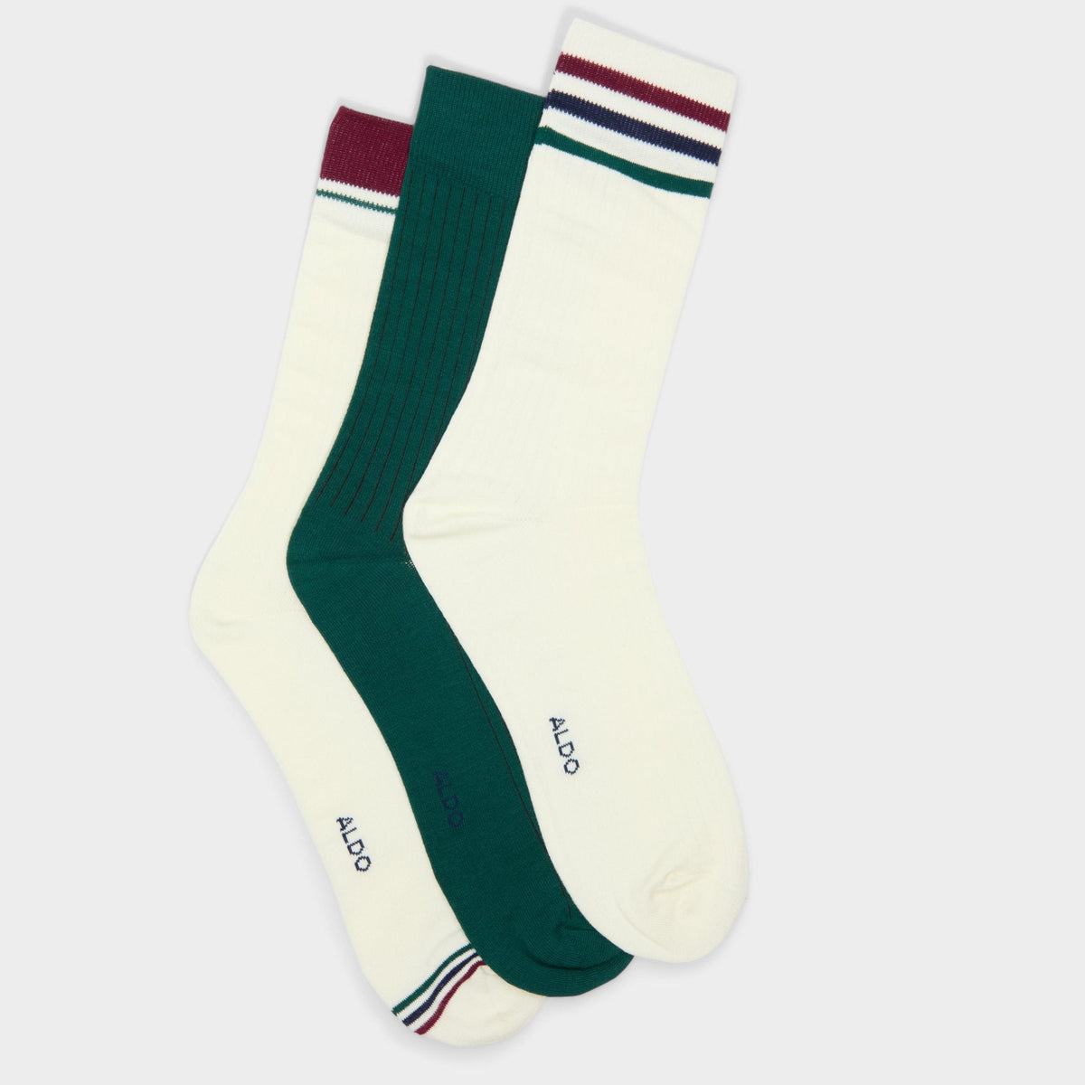 Clubstripes Bordo Men's Socks - Crew socks | Aldo Popular