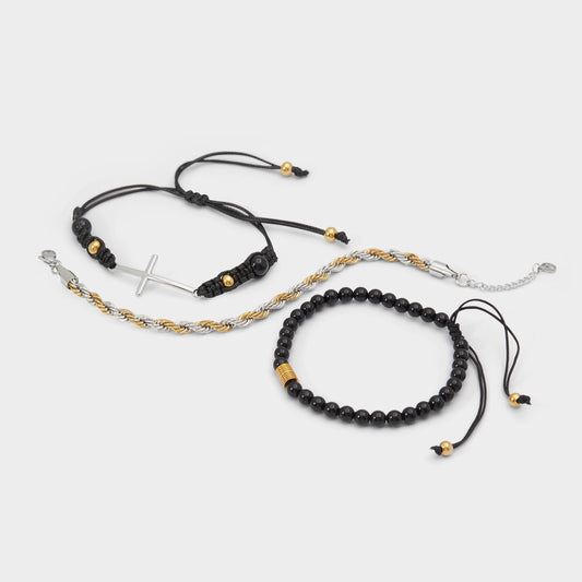 Waoron Black/Gold Multi Men's Jewelry - Bracelet | Aldo Best Seller