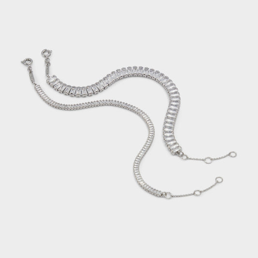 Lagodi Silver/Clear Multi Women's Cubic Zirconia - Bracelet | Aldo New